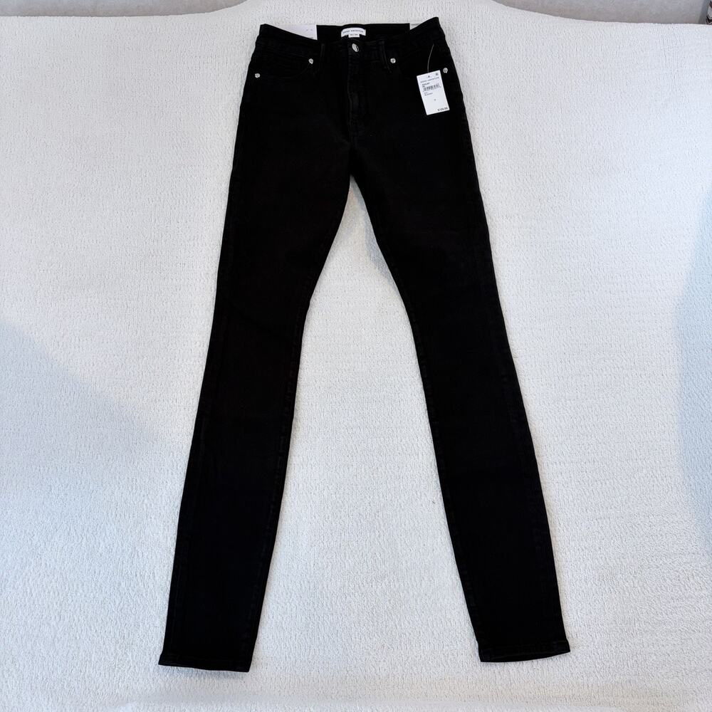 GOOD AMERICAN High-Rise Skinny Jeans Black NWT Size 10/30 (MSRP $129)